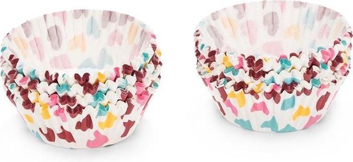 Patisse Cup-Cakes Op Kaart 'Gekleurde Hartjes'