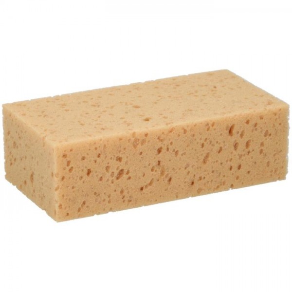 Spons jumbo 21X11X7Cm foam geel Spons jumbo 21X11X7Cm foam geel