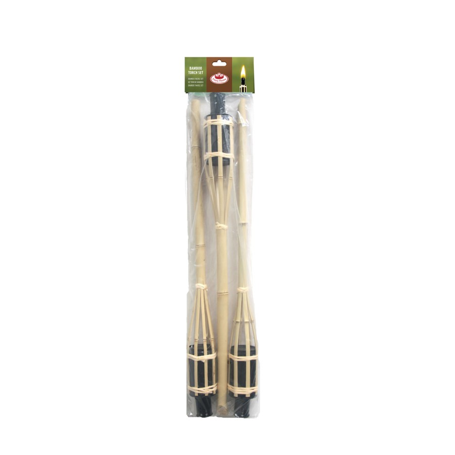 Esschert Design Bamboe Fakkels 3 Stuks