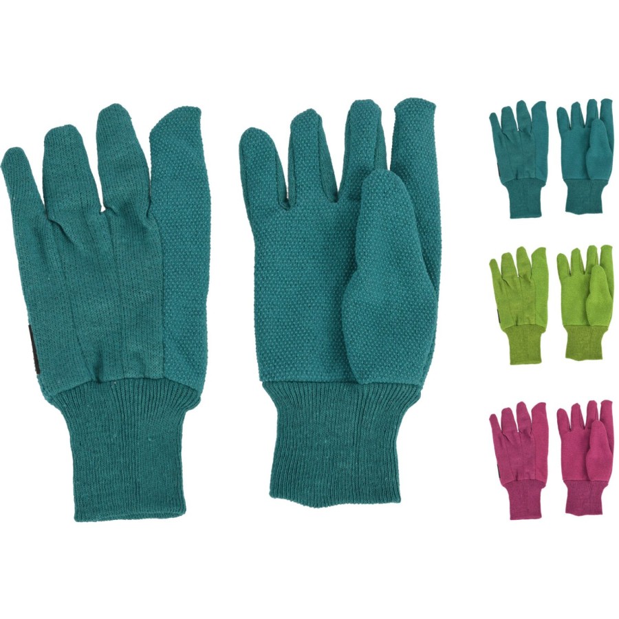 Tuinhandschoenen 3 kleuren assorti