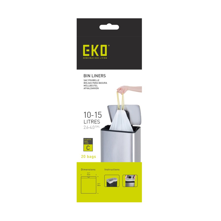 Eko Afvalzak Type C 10-15 Liter