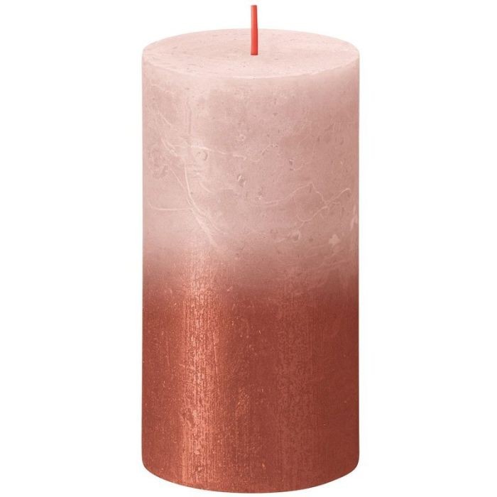 Bolsius Kaars 130X68cm Fading Roze Amber
