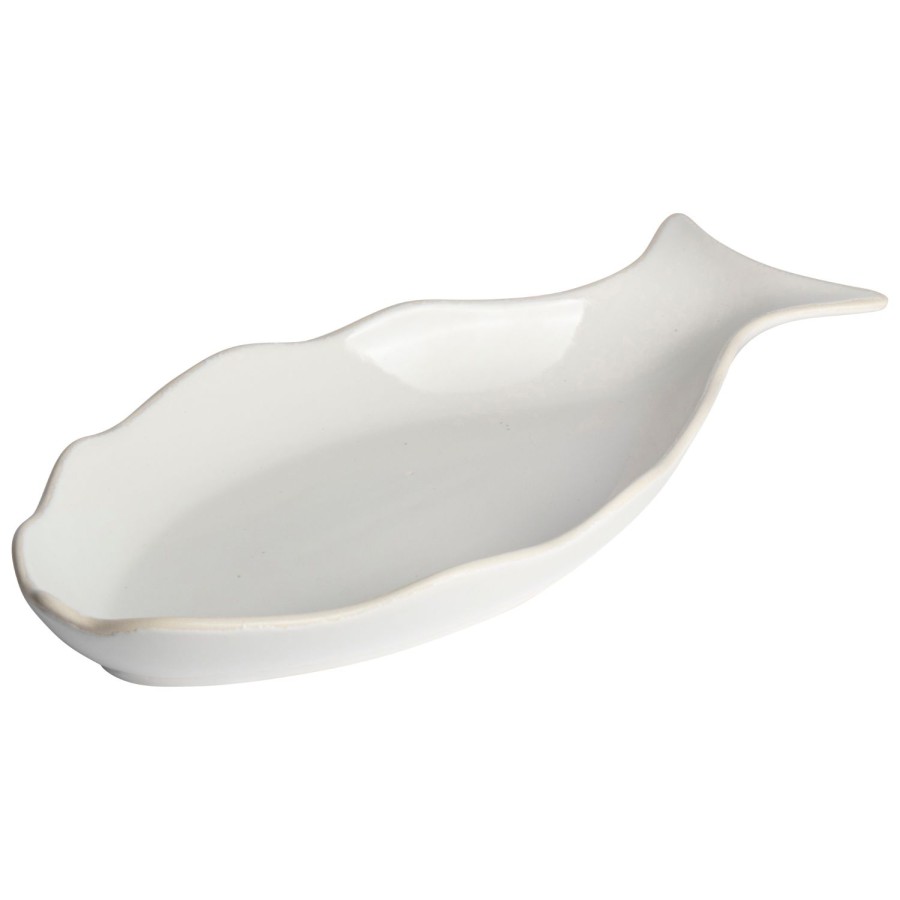 Gusta schaaltje vis wit 30x15x3,5cm Gusta schaaltje vis wit 30x15x3,5cm