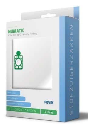 Stofzuigerzakken Numatic Nvm 1ch Henry James 4 Stuks