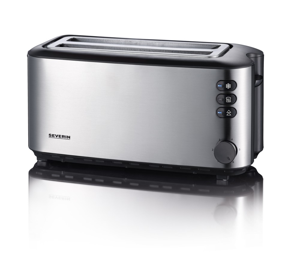 Severin broodrooster automatisch voor 4 sneetjes 1400w rvs