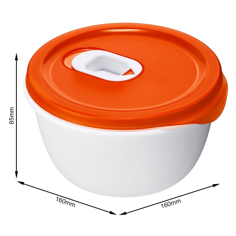 Rotho Magnetronschaal 0,8 Liter Micro Papaya Rood