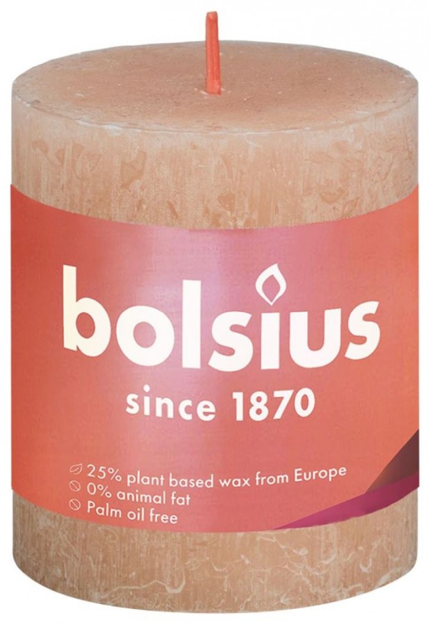 Bolsius Kaars 80X68mm Misty Roze Bolsius Kaars 80X68mm Misty Roze