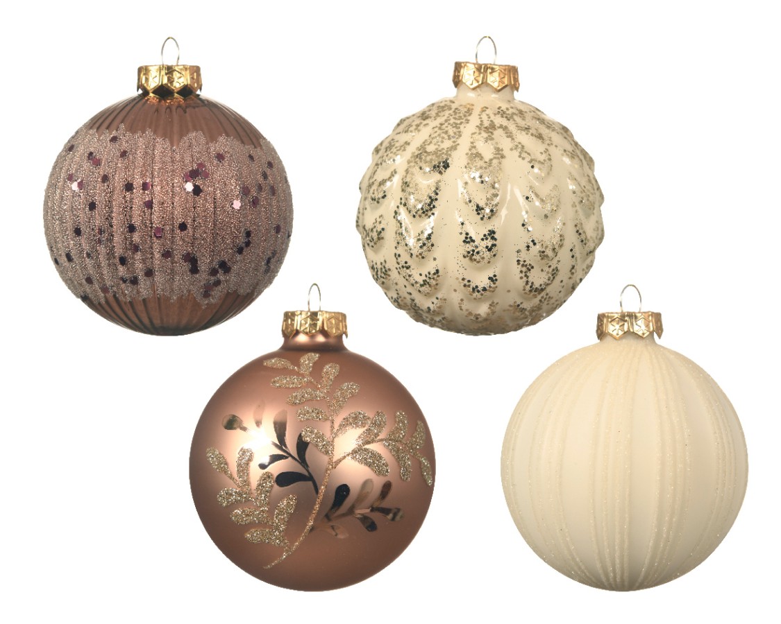 Decoris Kerstbal Gals Toffee