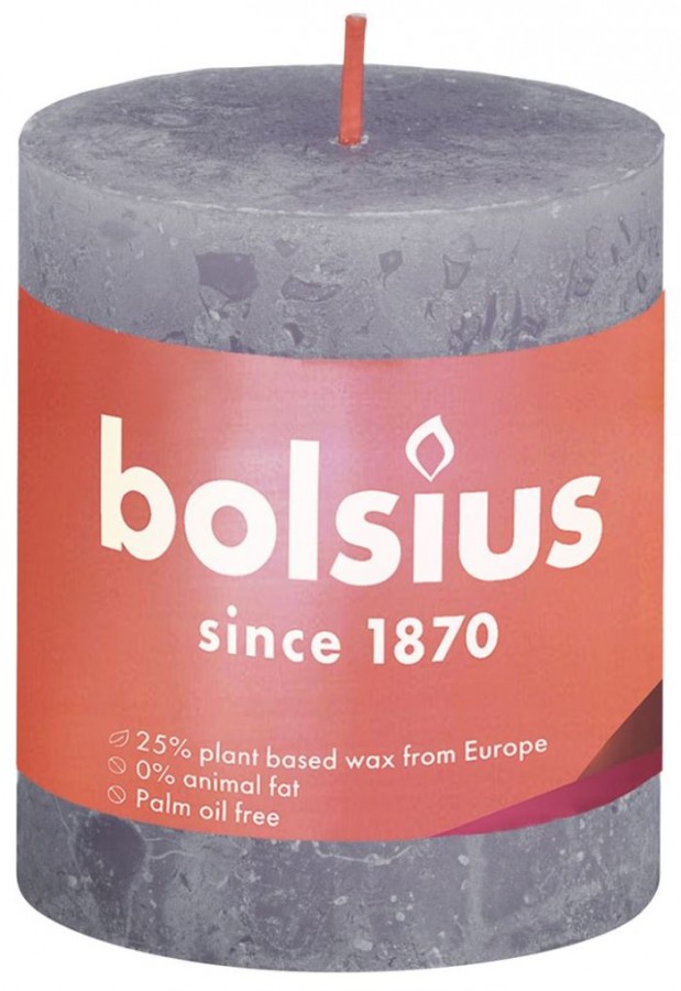 Bolsius Kaars 80X68mm Lavendelblauw Bolsius Bolsius Kaars 80X68mm Lavendelblauw Bolsius