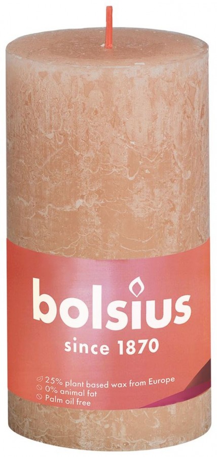 Bolsius Kaars 130X68mm Misty Roze Bolsius Kaars 130X68mm Misty Roze