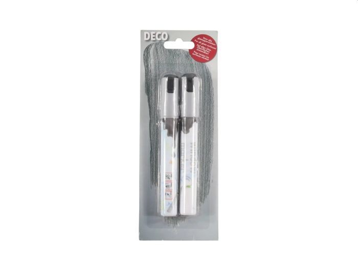 Raammarkers zilver afwasbaar