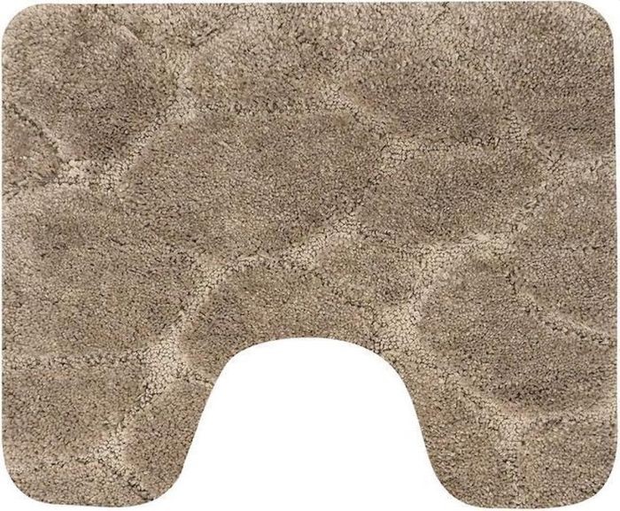 Toiletmat Bruin Nancy 60X50cm Toiletmat Bruin Nancy 60X50cm