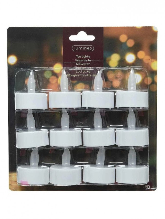 Lumineo Led Theelicht Set/12