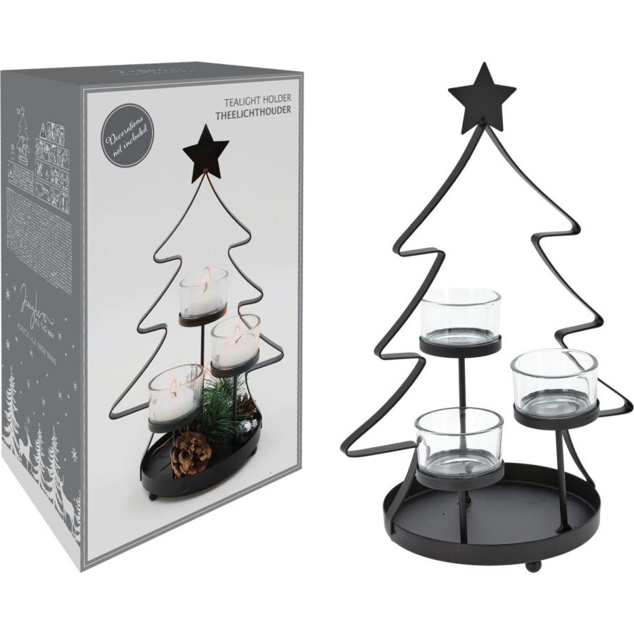 Kerst Theelichthouders Kerstboom Kerst Theelichthouders Kerstboom
