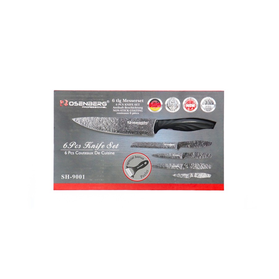 Messenset Nonstick Coating 6 Delig