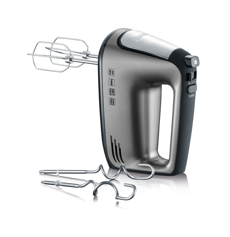 Severin Handmixer 400W Grijs Metallic HM 3832 Severin Handmixer 400W Grijs Metallic HM 3832