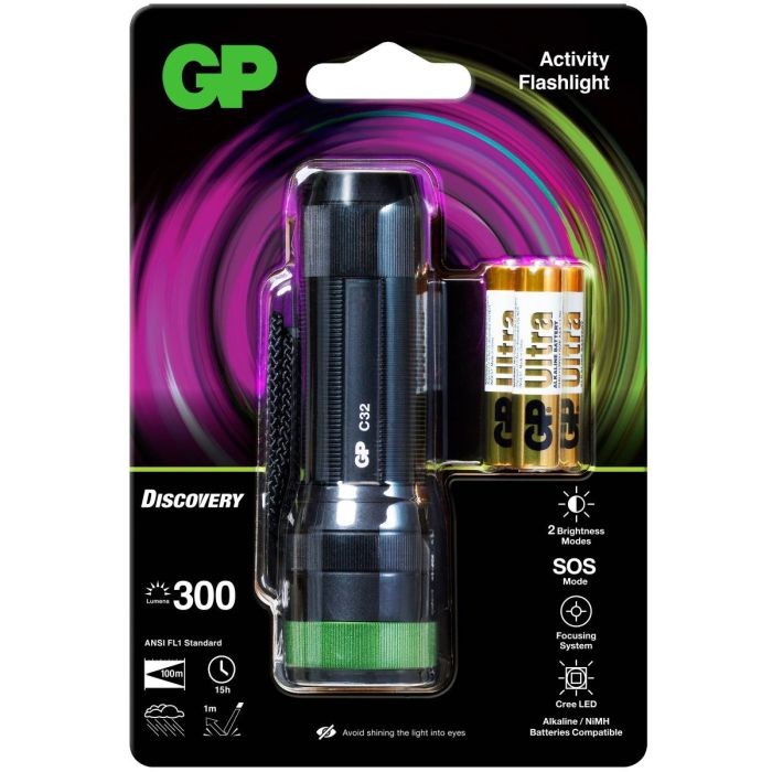 Zaklamp GP C32 300Lu Zaklamp GP C32 300Lu