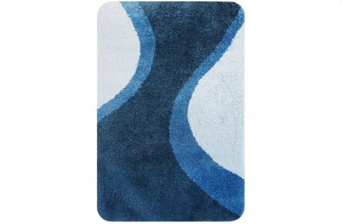 Badmat Blauw Metz 60X90cm Badmat Blauw Metz 60X90cm