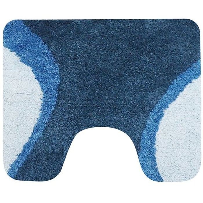 Toiletmat Blauw Metz 60X50cm Toiletmat Blauw Metz 60X50cm