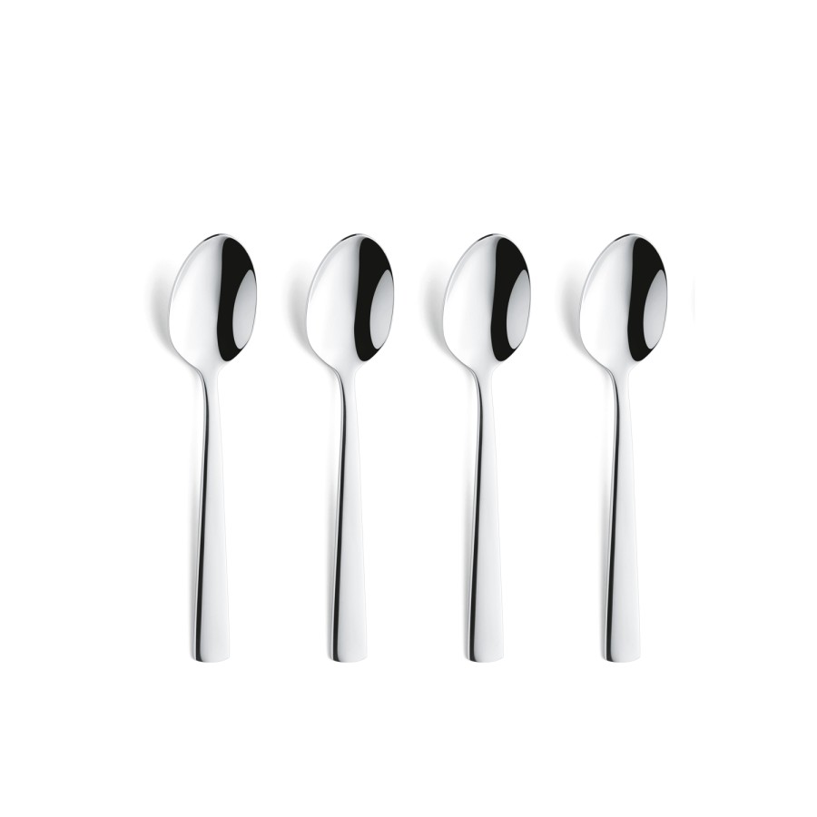 Amefa Moderno Koffielepels 4 Stuks