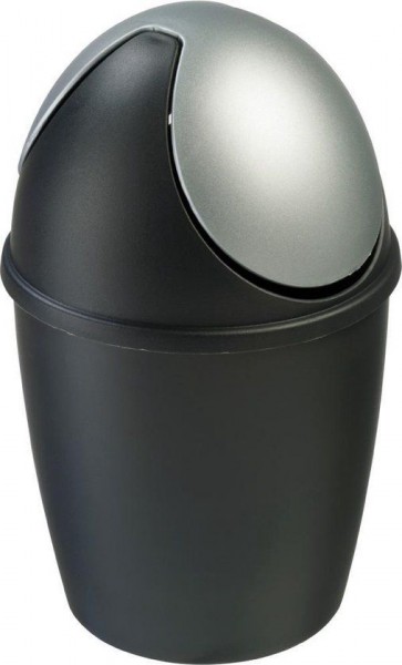 Sunware Tafelafvalemmer 1.5ltr zilver zwart Sunware Tafelafvalemmer 1.5ltr zilver zwart