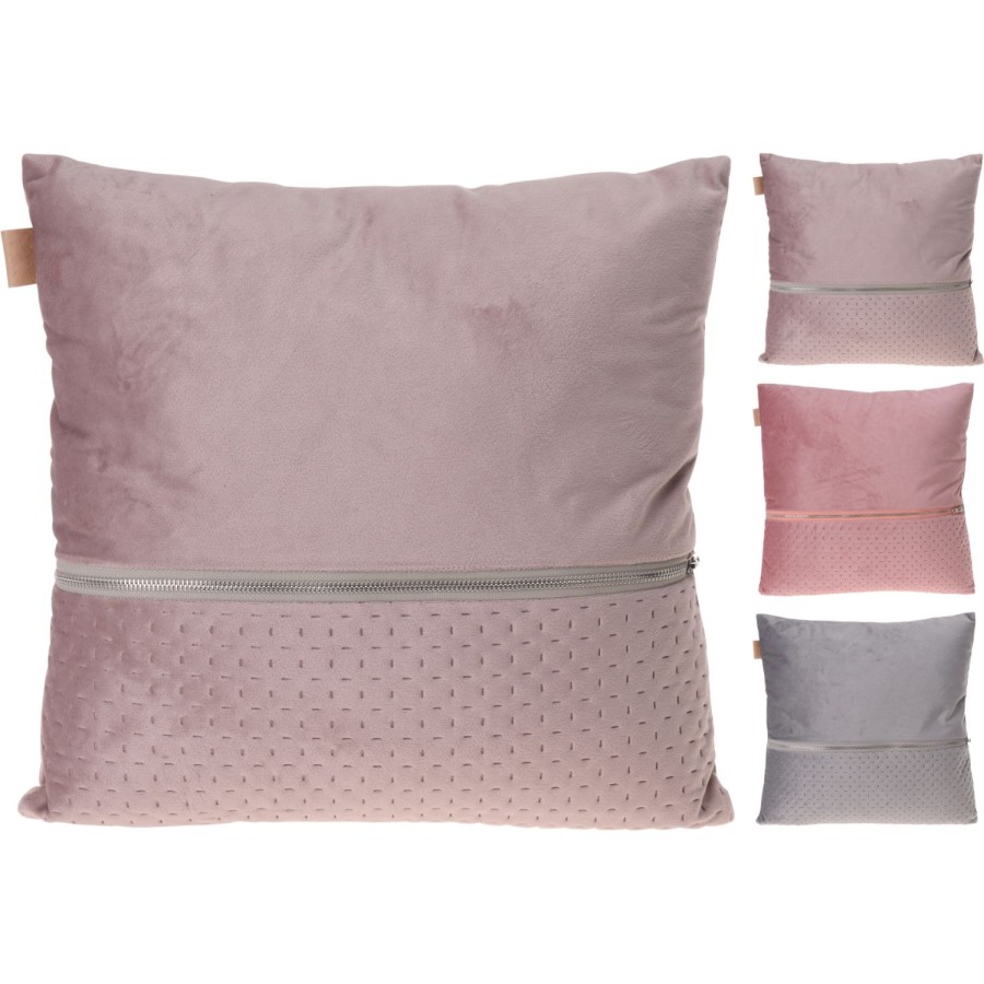 Kussen roze grijs lichtroze 40x40cm 1 stuk Kussen roze grijs lichtroze 40x40cm 1 stuk