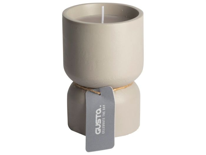 Gusta Cement Kaars Grijs Gusta Cement Kaars Grijs