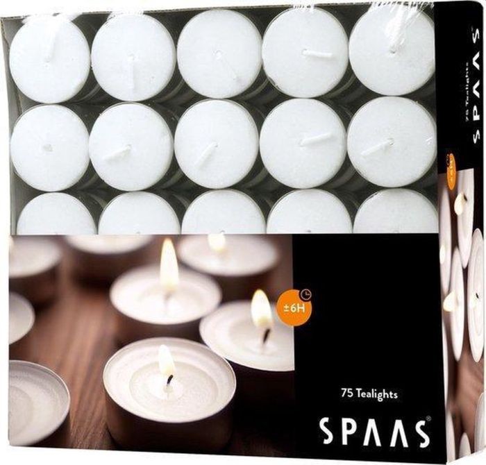 Spaas theelichten tray 75 stuks Spaas theelichten tray 75 stuks