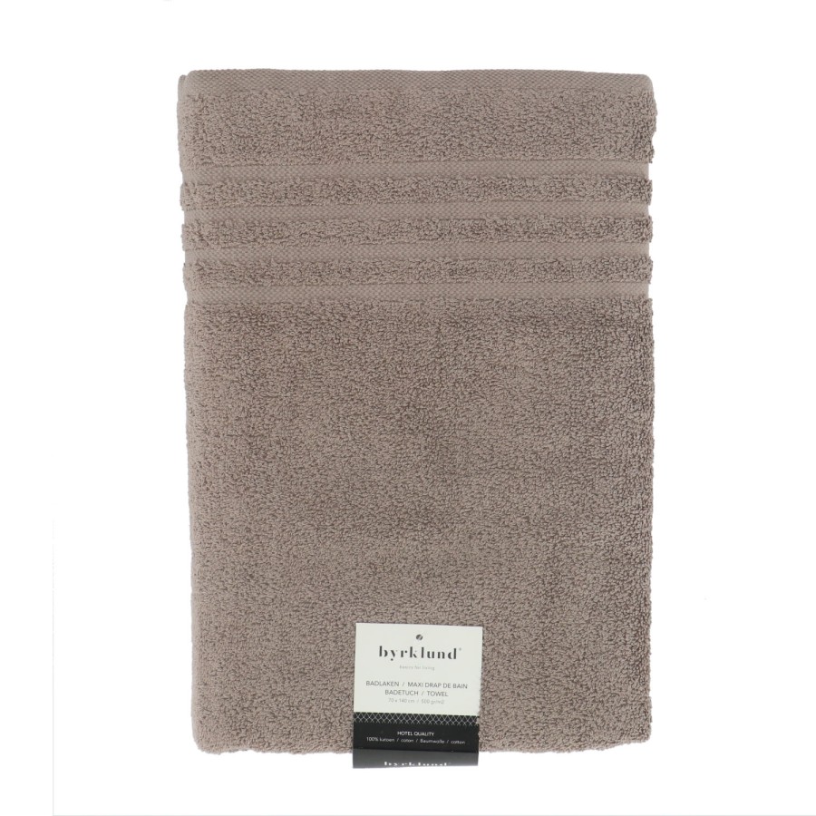Byrklund handdoek 70x140cm taupe Byrklund handdoek 70x140cm taupe