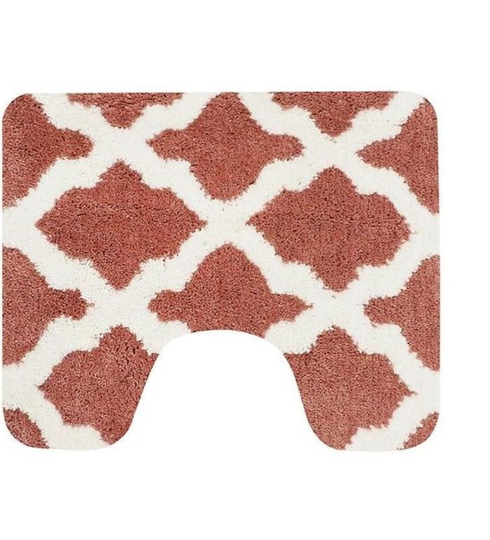 Toiletmat Rood Toulon 60x50cm Toiletmat Rood Toulon 60x50cm