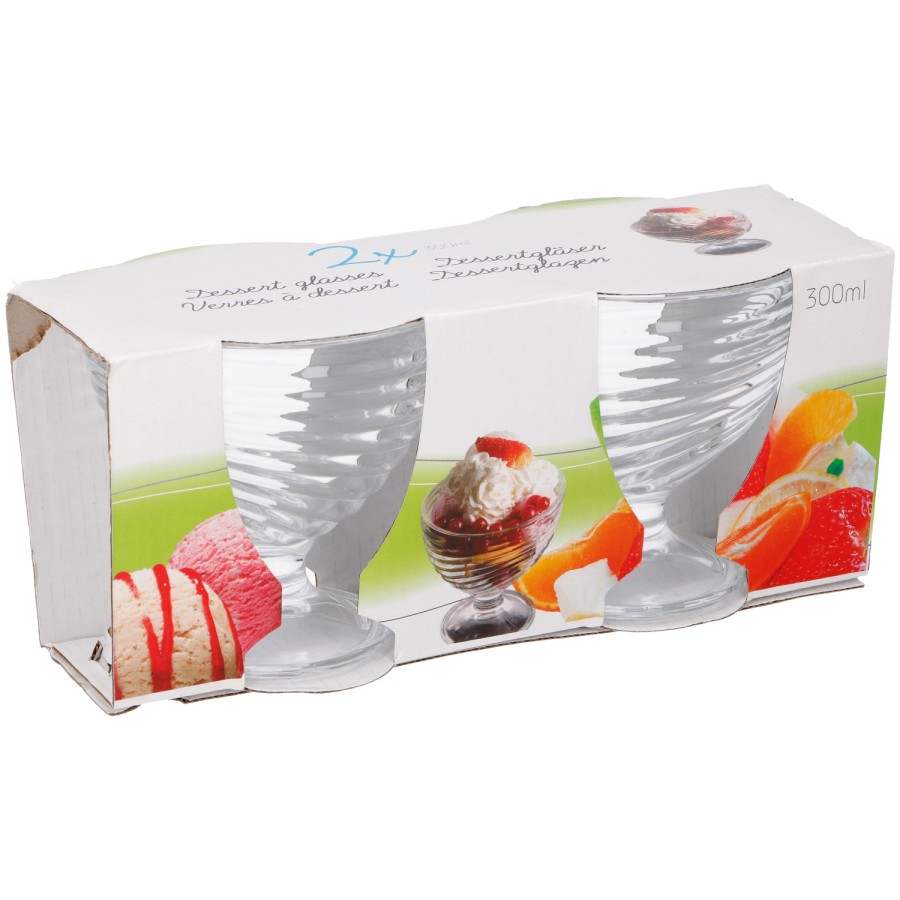 Ijscoup set 2 glas 300ml Ijscoup set 2 glas 300ml