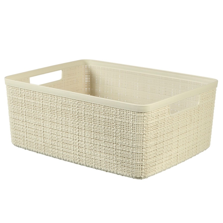 Curver Jute Mand 12 L Off White