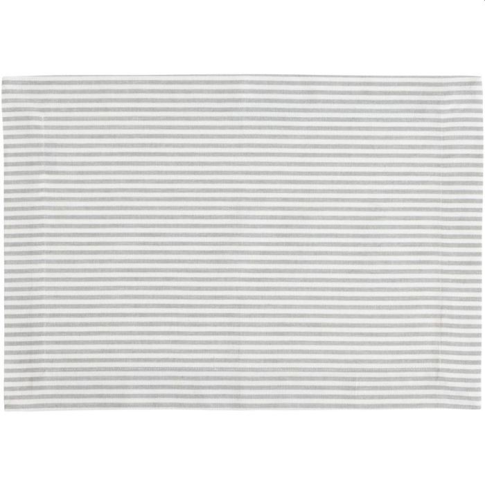 Placemat Streep 4-pack Lichtgrijs Placemat Streep 4-pack Lichtgrijs