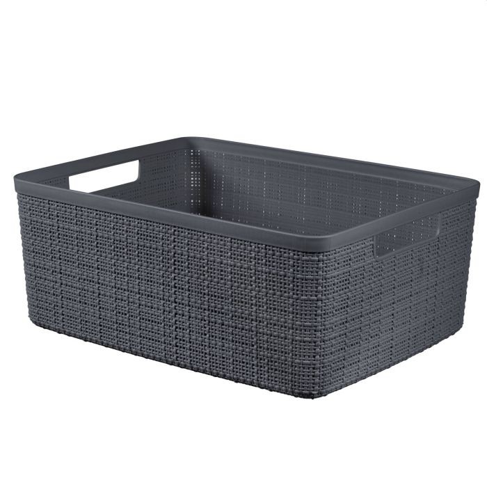Curver Mand Jute Look 12L Antraciet