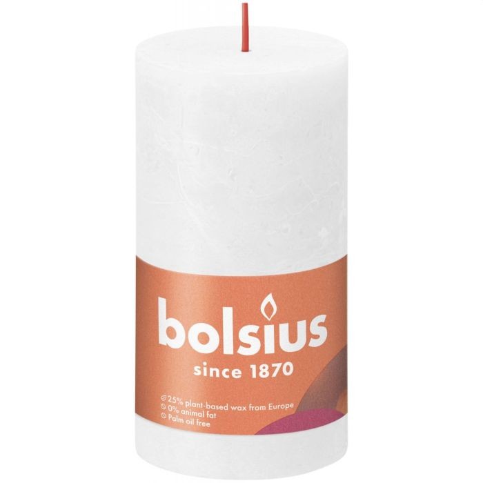 Bolsius Kaars 130X68mm Wit Bolsius Kaars 130X68mm Wit