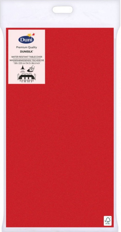 Tafellaken duni Rood 138X220cm Tafellaken duni Rood 138X220cm