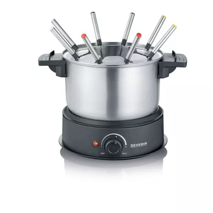 Fondue 1,4 Liter Rvs Zwart 8 Pers 1500 W Severin Fondue 1,4 Liter Rvs Zwart 8 Pers 1500 W Severin