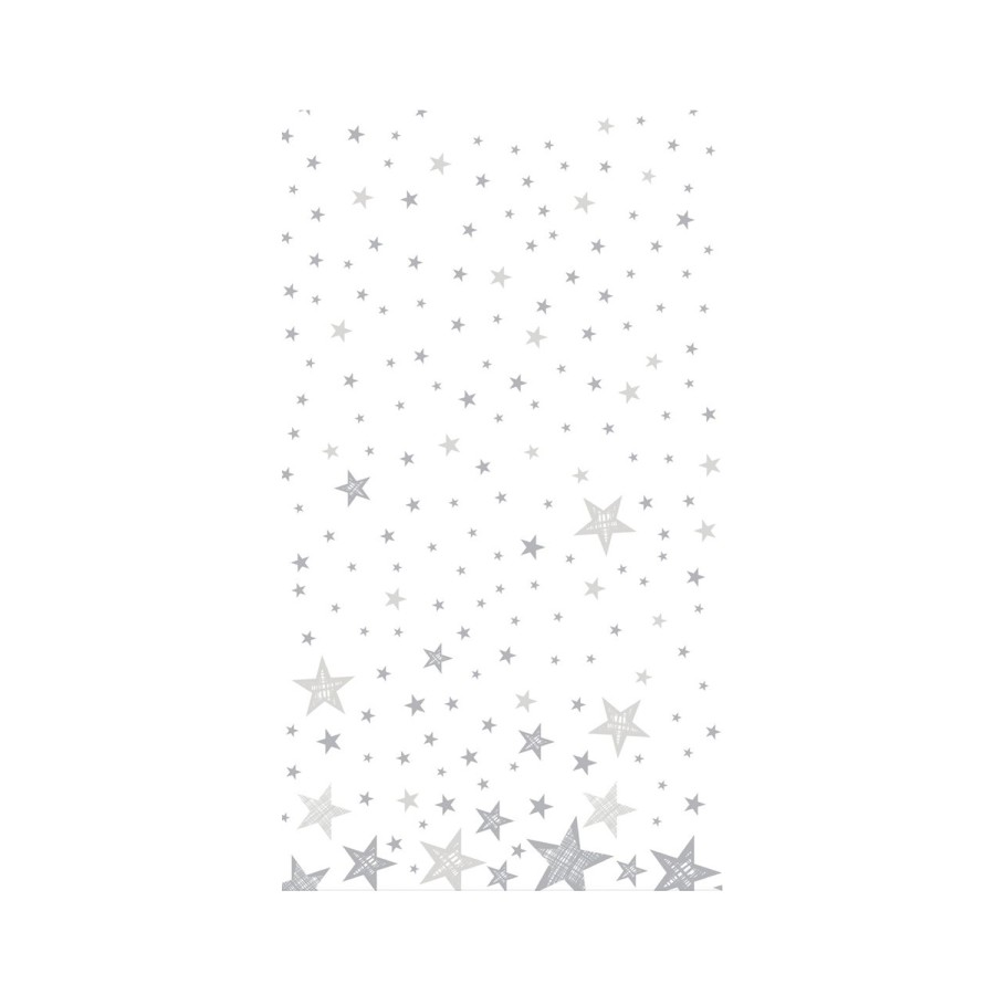 Kerst Tafellakken Shining Star White 138x220Cm Duni