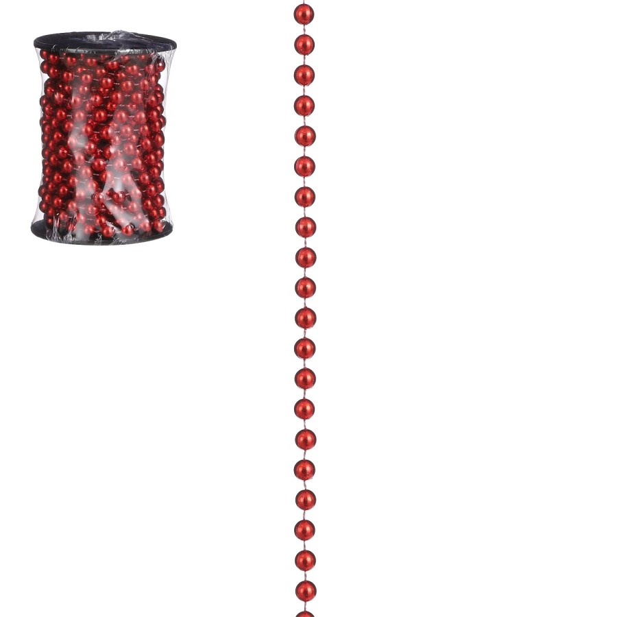 House Of Seasons Kerst Slinger Kralen Rood 500Cm
