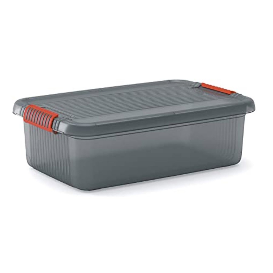 Kis k latch opbergbox met deksel 28l transparant Kis k latch opbergbox met deksel 28l transparant