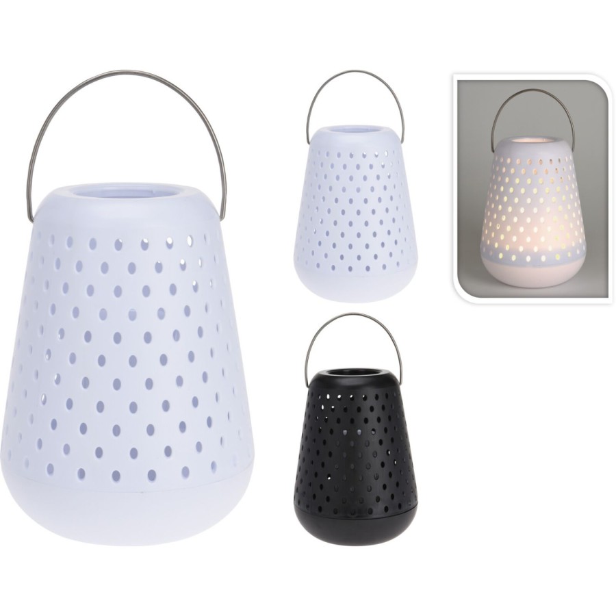 Led lantaarn wit of zwart Led lantaarn wit of zwart