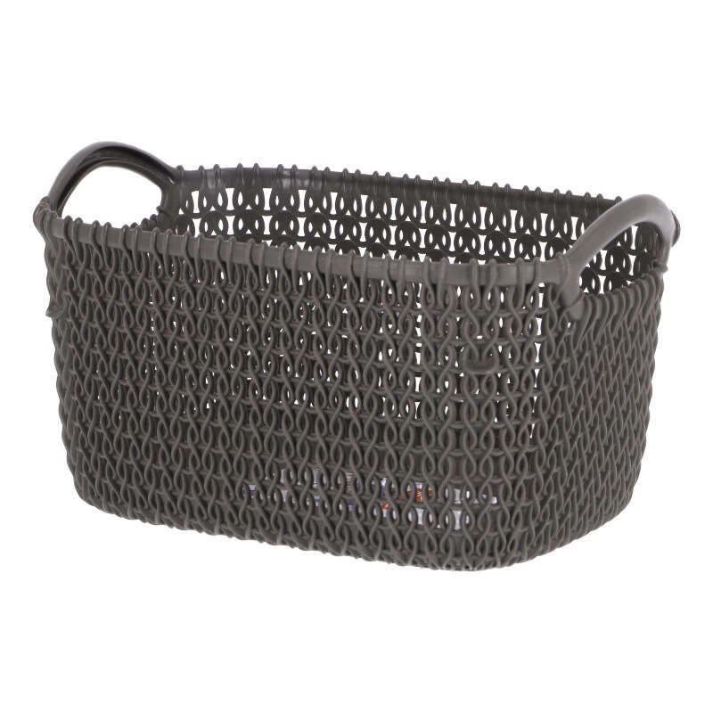 Curver knit mandje xs 3 liter bruin Curver knit mandje xs 3 liter bruin