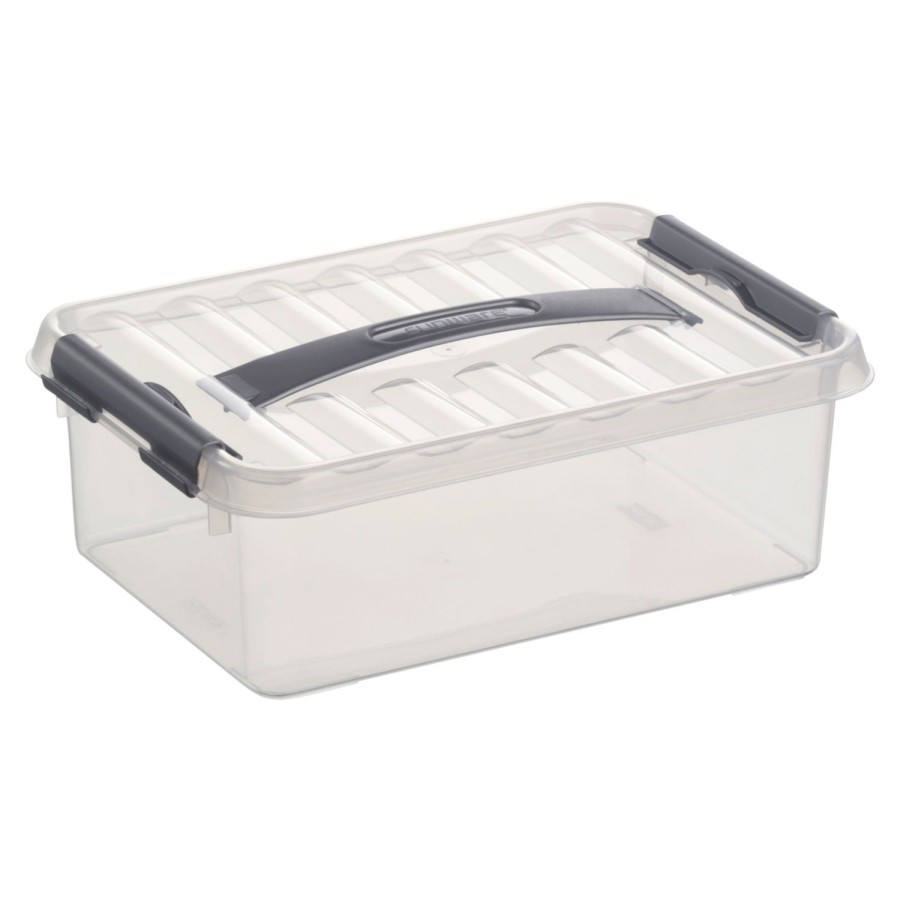 Sunware Q-line Opbergbox 4L Transparant Sunware Q-line Opbergbox 4L Transparant