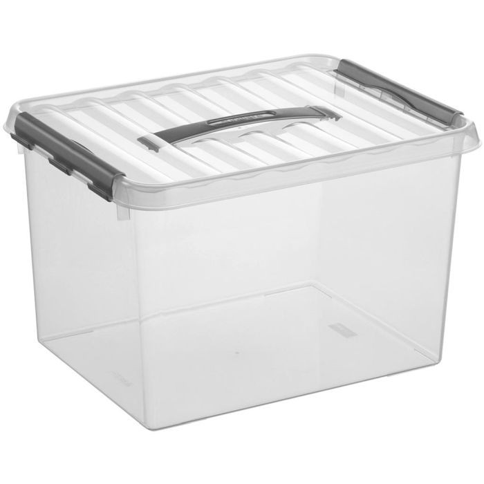 Qline Box 22 Liter Transparant Sunware Qline Box 22 Liter Transparant Sunware