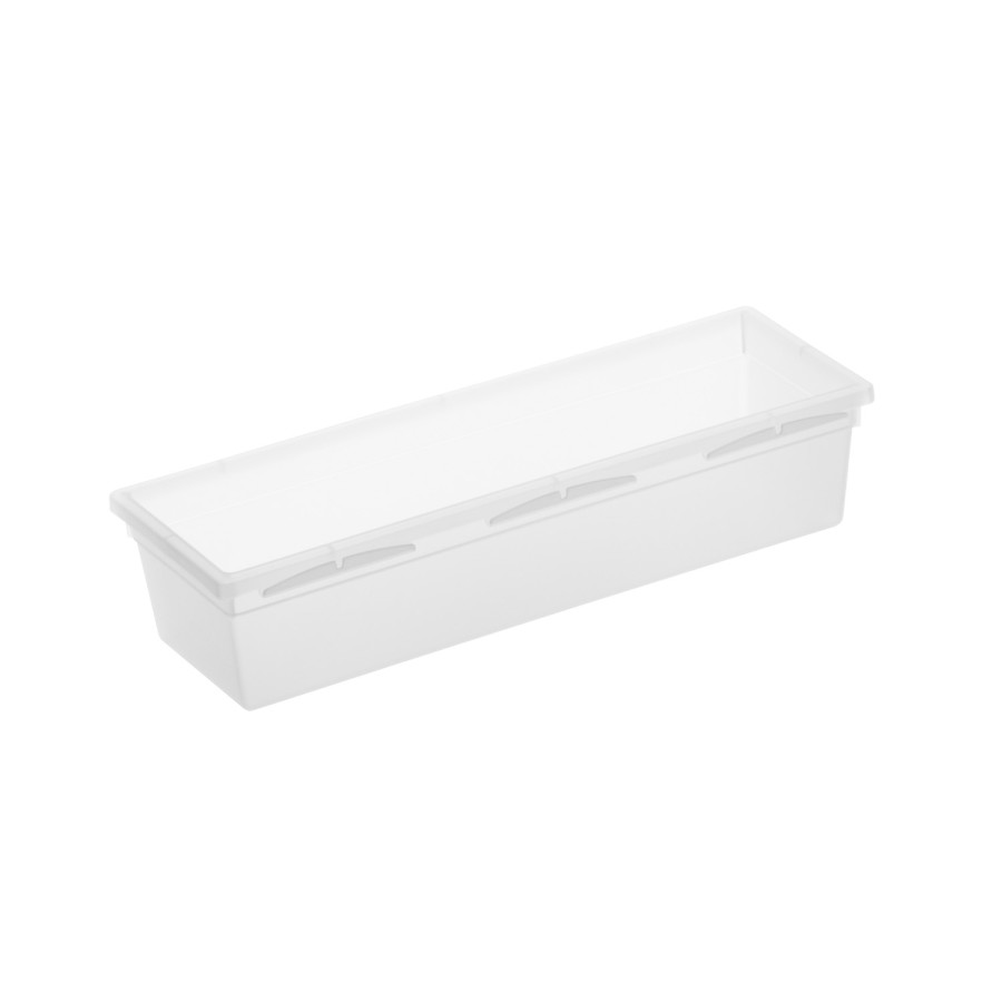 Ladebakje 23x8cm Basic Transparant Rotho