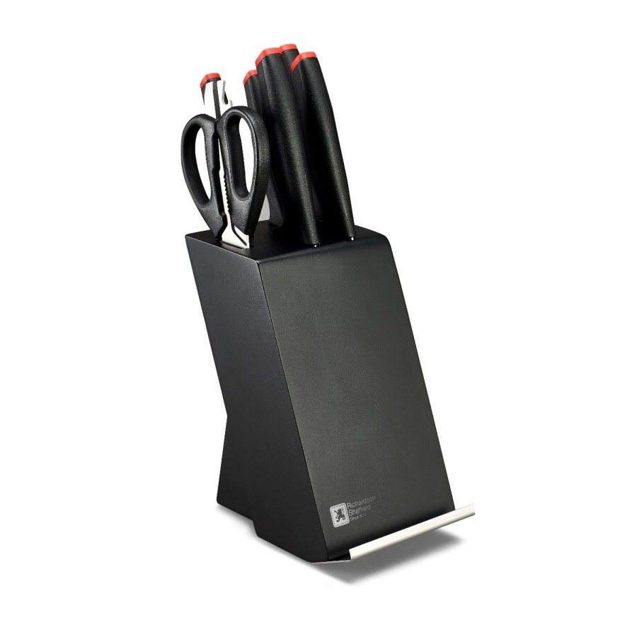 Richardson Sheffield Laser Cuisine Messenblok 6-delig Zwart