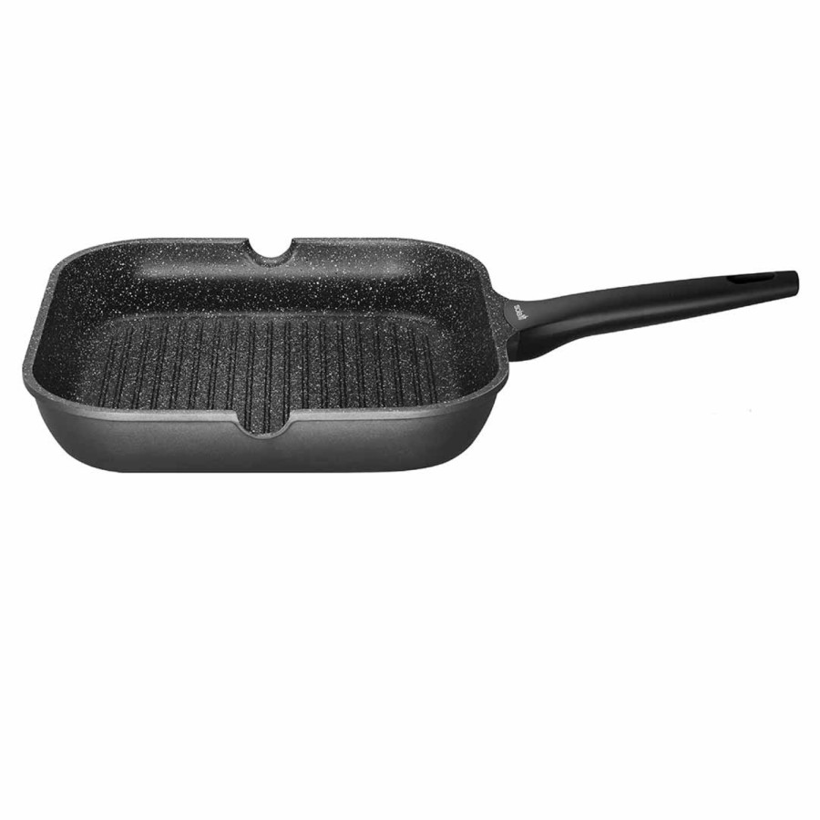 Sola - Grillpan Fair Cooking  Zwart/wit greblon anti aanbaklaag