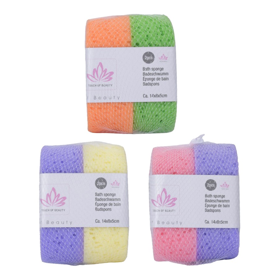 Badspons 2 stuks - diverse kleuren
