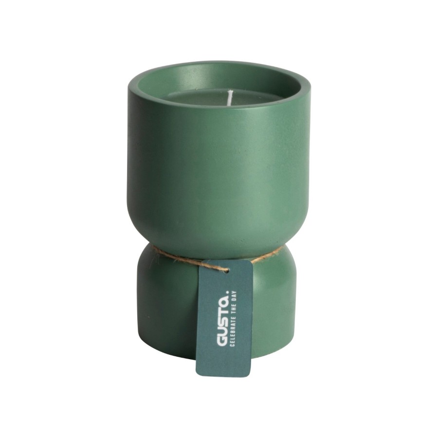 Gusta Cement Kaars Groen Gusta Cement Kaars Groen