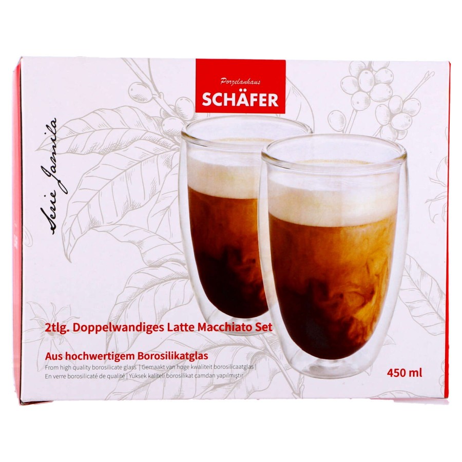 Schäfer dubbelwandige mok, 450ml 2 stuks